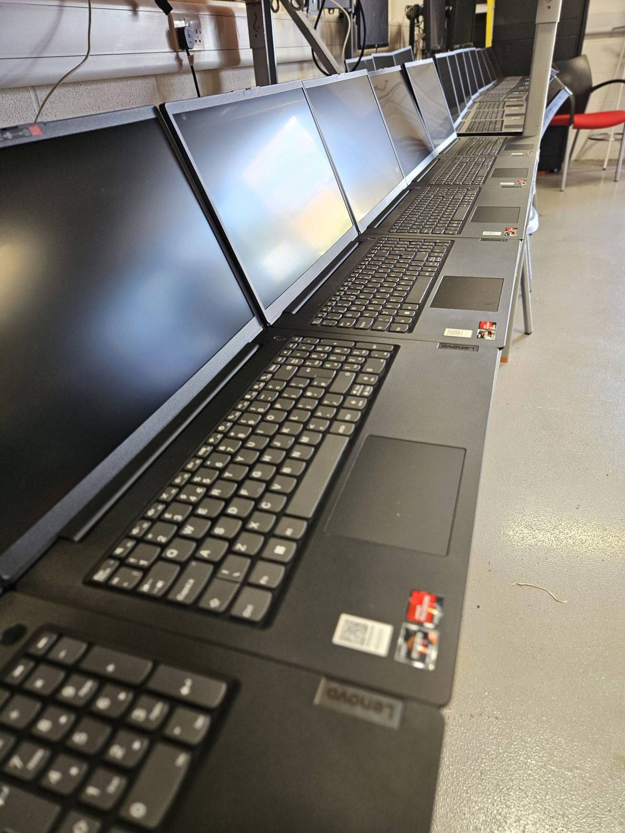 Laptop upgrade project for local school